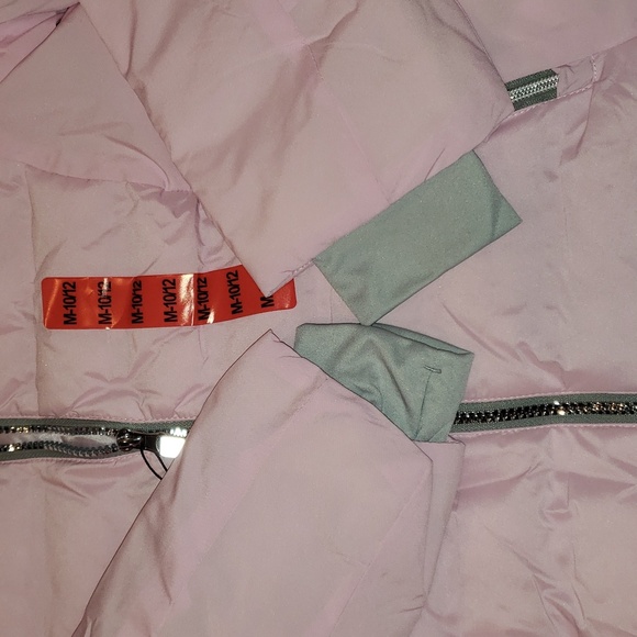 Gerry Girls Rose Mist Pink Hooded Jacket Coat M 10-12 Warm Without the Weight - Picture 7 of 7